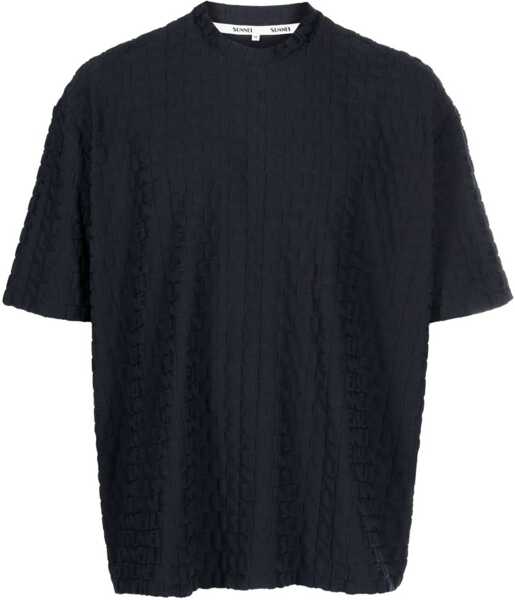 Tricouri SUNNEI Crewneck T-Shirt BLUE Barbati (BM 10168550) 1