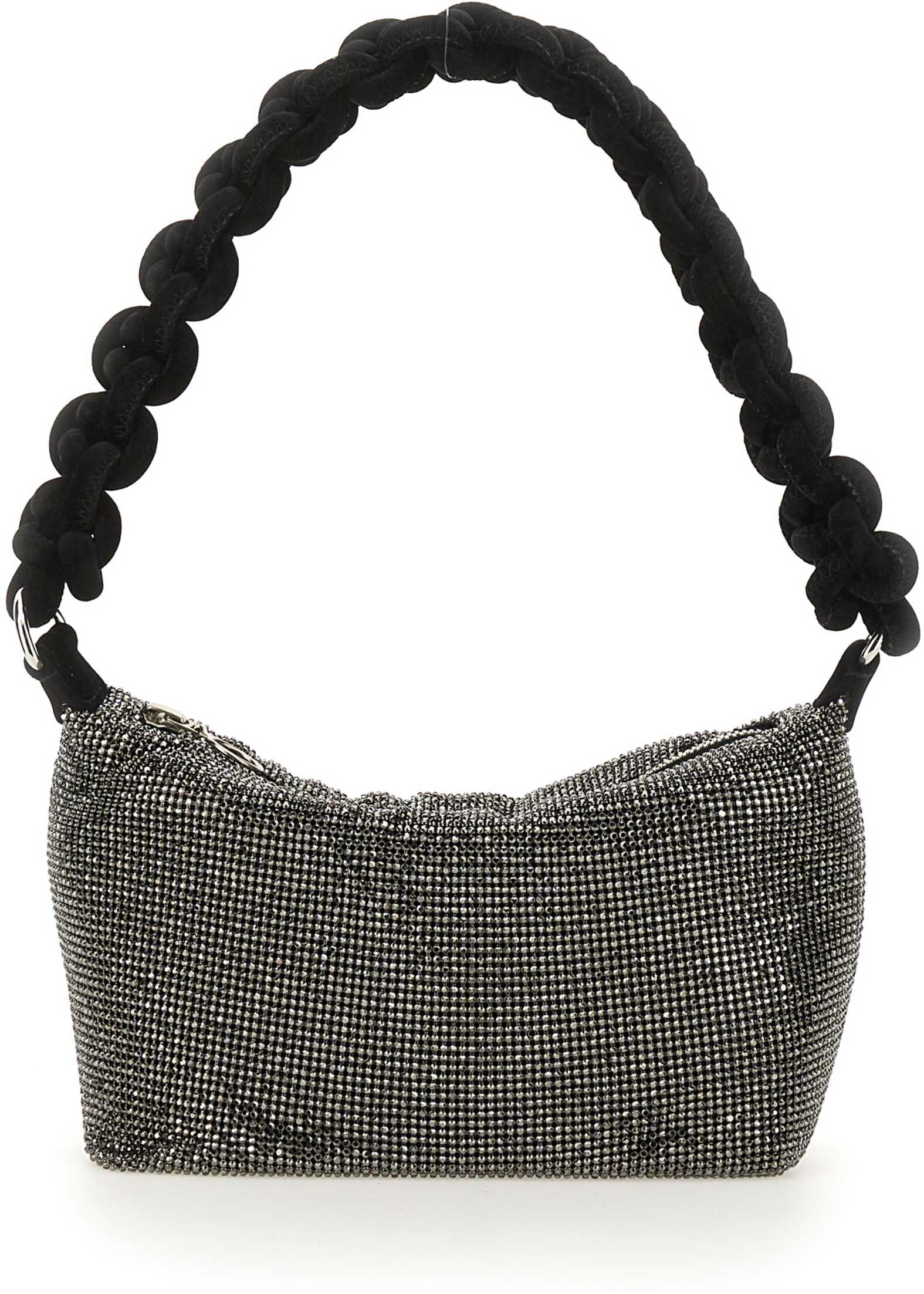 KARA Bag With Knotted Handle CHARCOAL