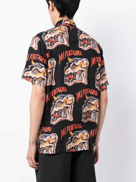 Camasi casual ENDLESS JOY Minotaure Shirt BLACK Barbati (BM 10168661) 4