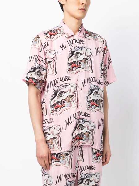 Camasi casual ENDLESS JOY Minotaure Shirt PINK Barbati (BM 10168664) 3