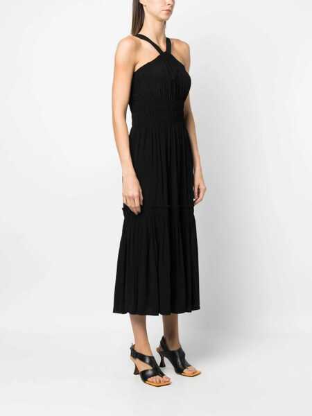 Rochii casual PROENZA SCHOULER WHITE LABEL Turtleneck Dress BLACK Femei (BM 10168850) 3