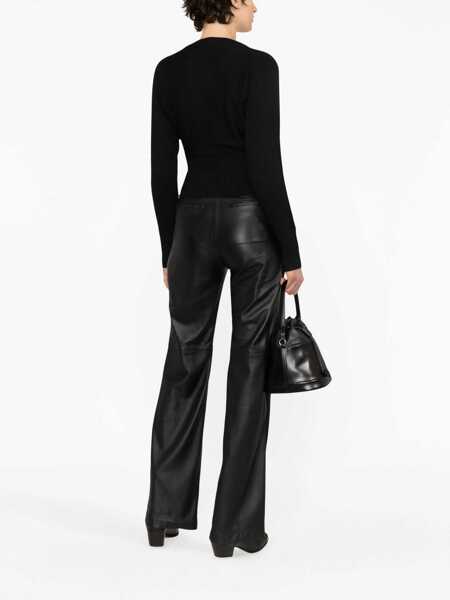 Pulovere casual MOSCHINO JEANS Peace Symbol Jersey BLACK Femei (BM 10168922) 3