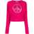 MOSCHINO JEANS Peace Symbol Jersey FUCHSIA