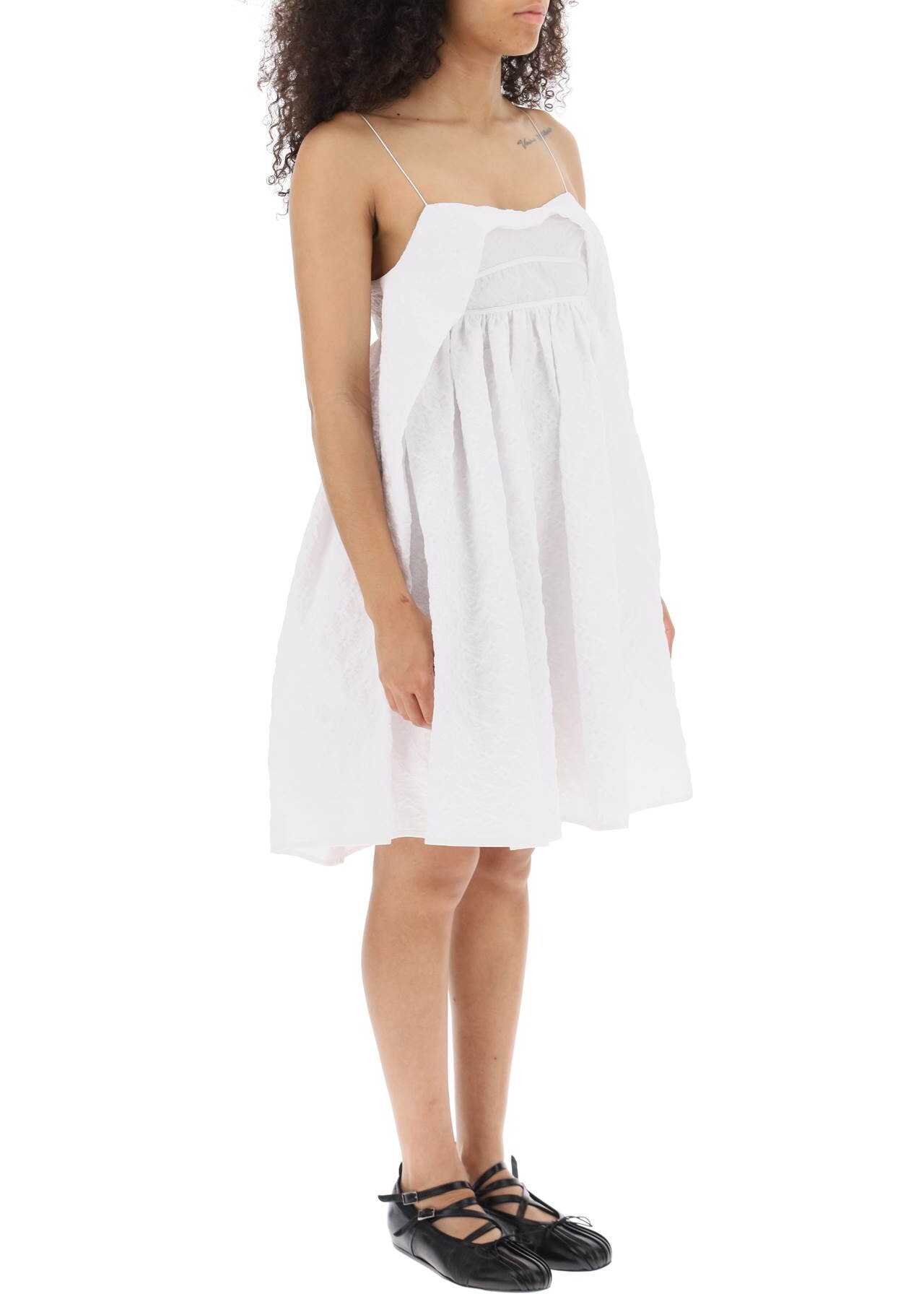 CECILIE BAHNSEN \'Susu\' Matlasse Dress WHITE