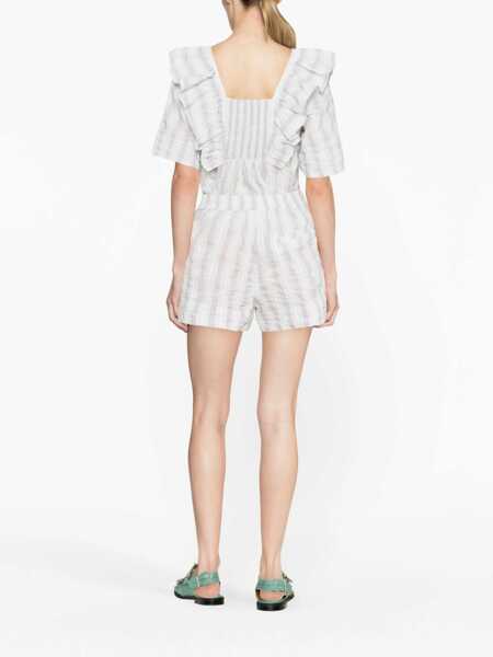 Bluze Ganni Ruffle Blouse MULTICOLOUR Femei (BM 10175342) 3