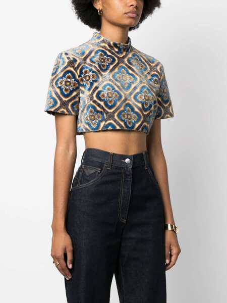 Bluze ETRO Top Cropped MULTICOLOUR Femei (BM 10176305) 3