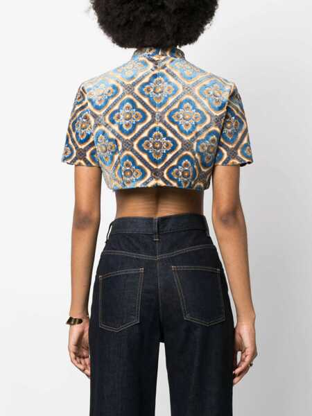 Bluze ETRO Top Cropped MULTICOLOUR Femei (BM 10176305) 4