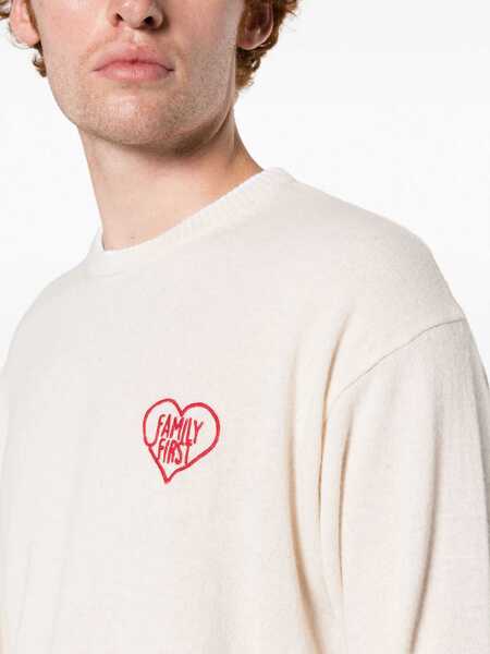Pulovere casual Family First Jersey With Logo WHITE Barbati (BM 10176332) 5