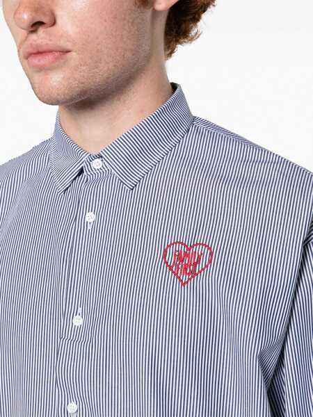 Camasi casual Family First Shirt With Logo BLUE Barbati (BM 10176338) 5