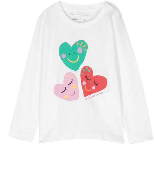 Tricouri Stella McCartney T-Shirt Ml Hearts WHITE Fete (BM 10176380) 1