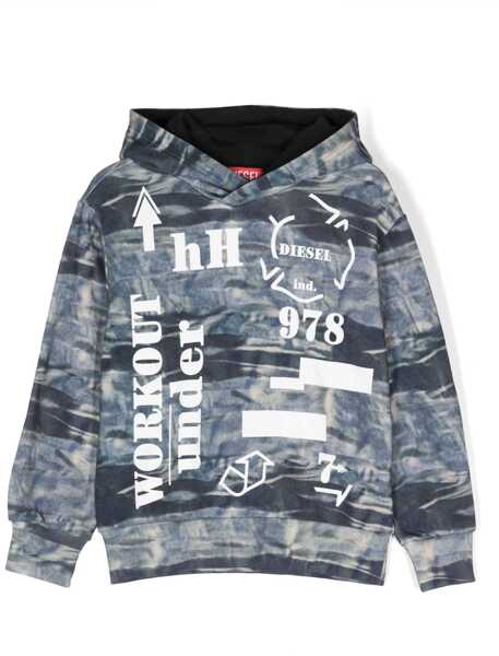 Bluze de trening Diesel Hoodie Prints MULTICOLOUR Baieti (BM 10176383) 1