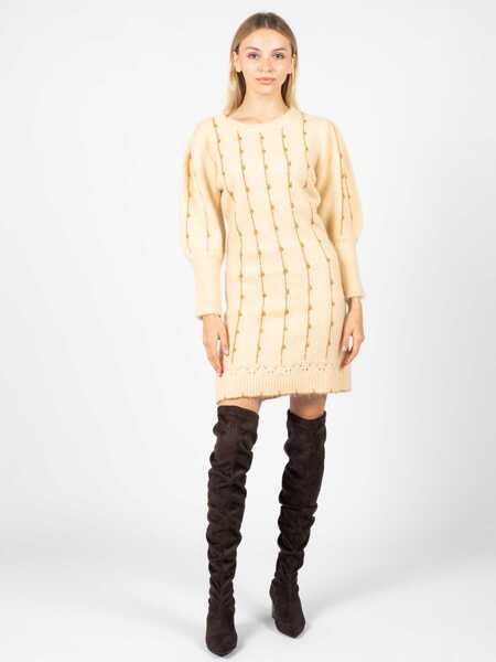 Rochii casual Silvian Heach PGA22188VE Kremowy Femei (BM 10177376) 2