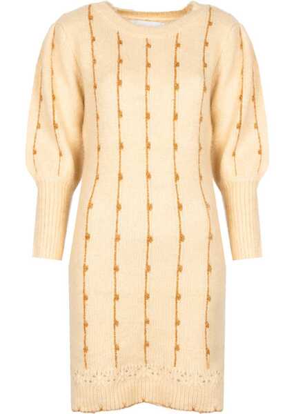Rochii casual Silvian Heach PGA22188VE Kremowy Femei (BM 10177376) 5