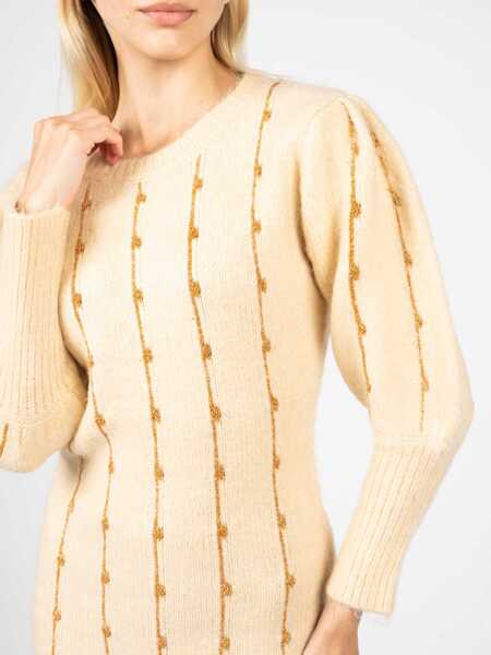 Rochii casual Silvian Heach PGA22188VE Kremowy Femei (BM 10177376) 6