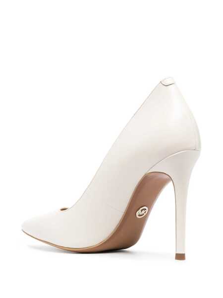 Sandale cu toc Michael Kors MICHAEL KORS KEKE CREAM PUMP White Femei (BM 10177457) 4