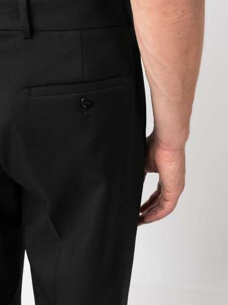 Pantaloni casual Alexander McQueen Wool Pants BLACK Barbati (BM 10177544) 5