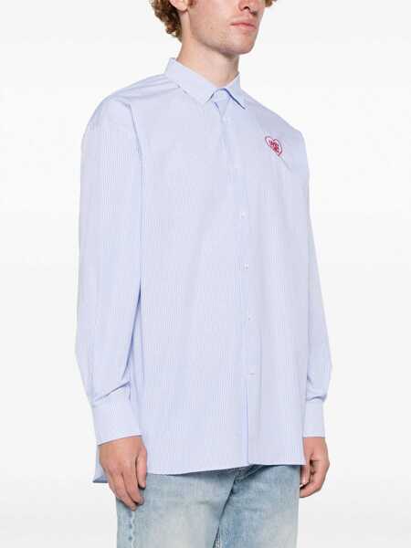 Camasi casual Family First Shirt With Logo AZURE Barbati (BM 10177613) 3