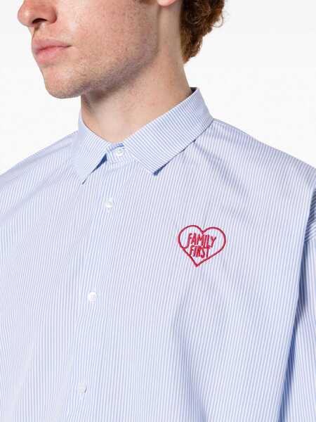 Camasi casual Family First Shirt With Logo AZURE Barbati (BM 10177613) 5