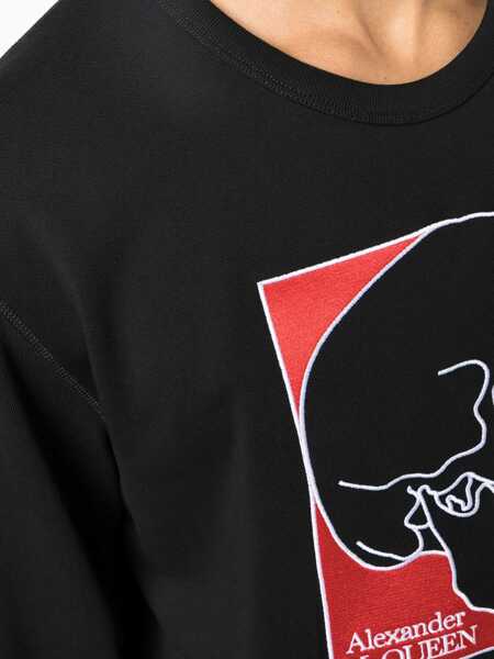 Bluze de trening Alexander McQueen Sweatshirt With Logo BLACK Barbati (BM 10180478) 5