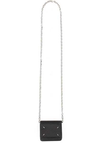 Portofele Maison Margiela Mini Bag With Logo BLACK Barbati (BM 10180613) 5