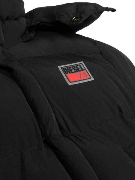 Geci de iarna Diesel Down Jacket With Hood BLACK Baieti (BM 10180697) 3