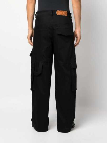 Pantaloni casual GCDS Ultracargo Pants BLACK Barbati (BM 10181243) 4