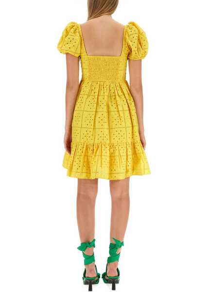 Rochii casual Ganni Mini Dress YELLOW Femei (BM 10181612) 3