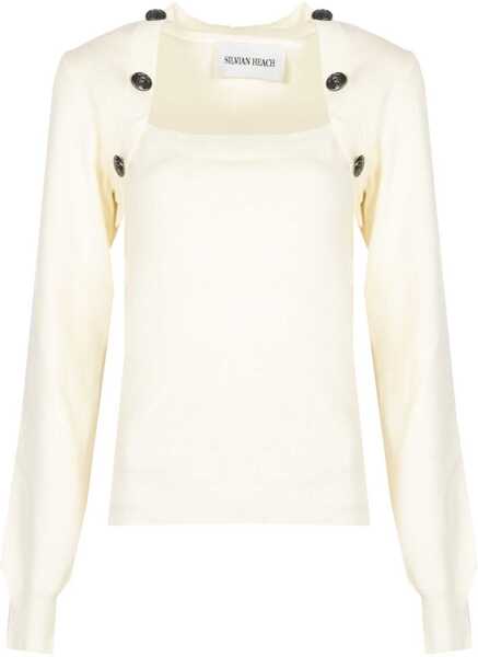 Tricouri Silvian Heach PGA22297MA Kremowy Femei (BM 10181753) 5