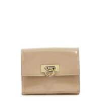 Portofele Salvatore Ferragamo Patent Leather Wallet Femei