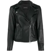 Geci de piele Emporio Armani Leather Jacket Femei