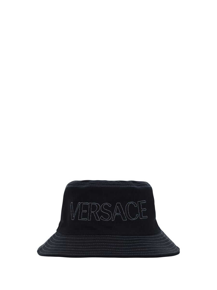 Versace VERSACE HATS E HAIRBANDS NERO+GRIGIO