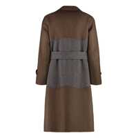 Geci Ferragamo pentru Barbati - Geci Ferragamo FERRAGAMO WOOL LONG COAT brown Barbati (BM 10205123) - B-mall.ro