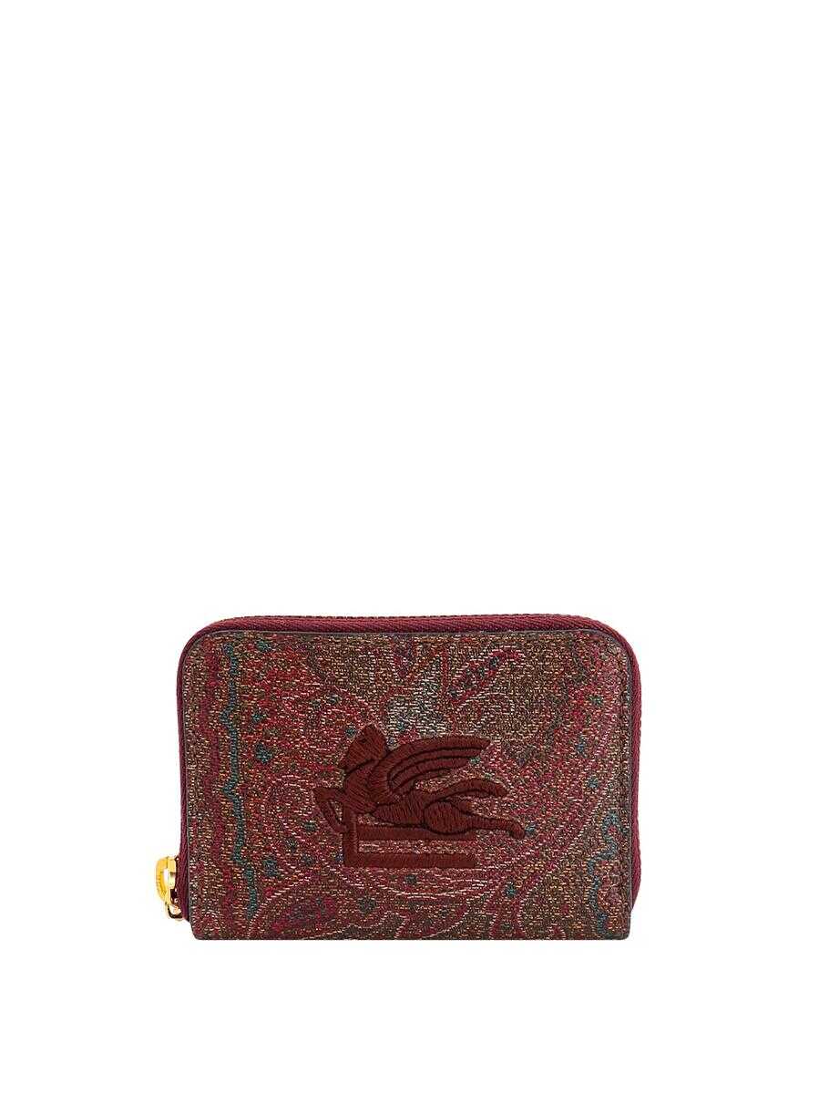 ETRO ETRO CARD HOLDER BROWN