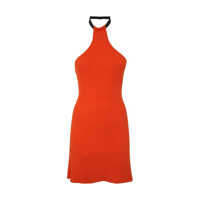 Pulovere Courrèges Mini Chocker Rib Knit Dress Clothing Femei