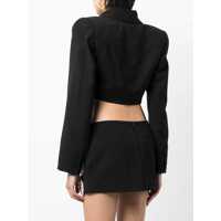 Imbracaminte AREA Dama - Sacouri AREA Area Blazer Embroidered Butterfly Cropped Black Femei (BM 10231505) - B-mall.ro