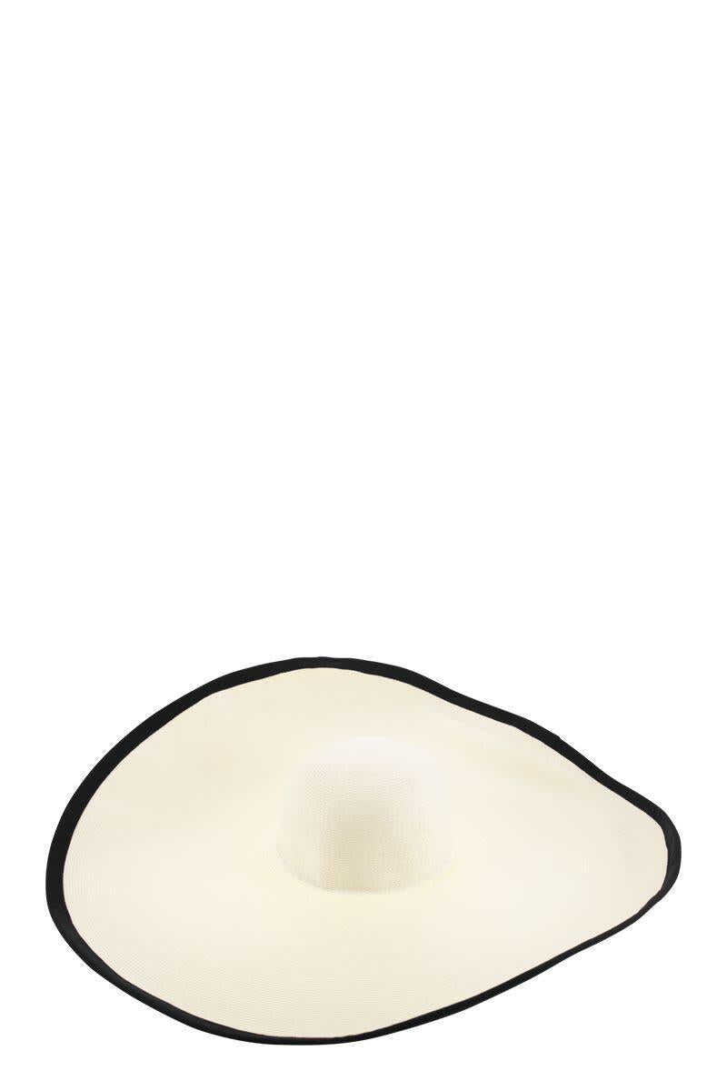 Max Mara MAX MARA ROBERT - Textile paper hat WHITE