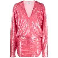 Rochii The Attico Gael Sequined Mini Dress Femei