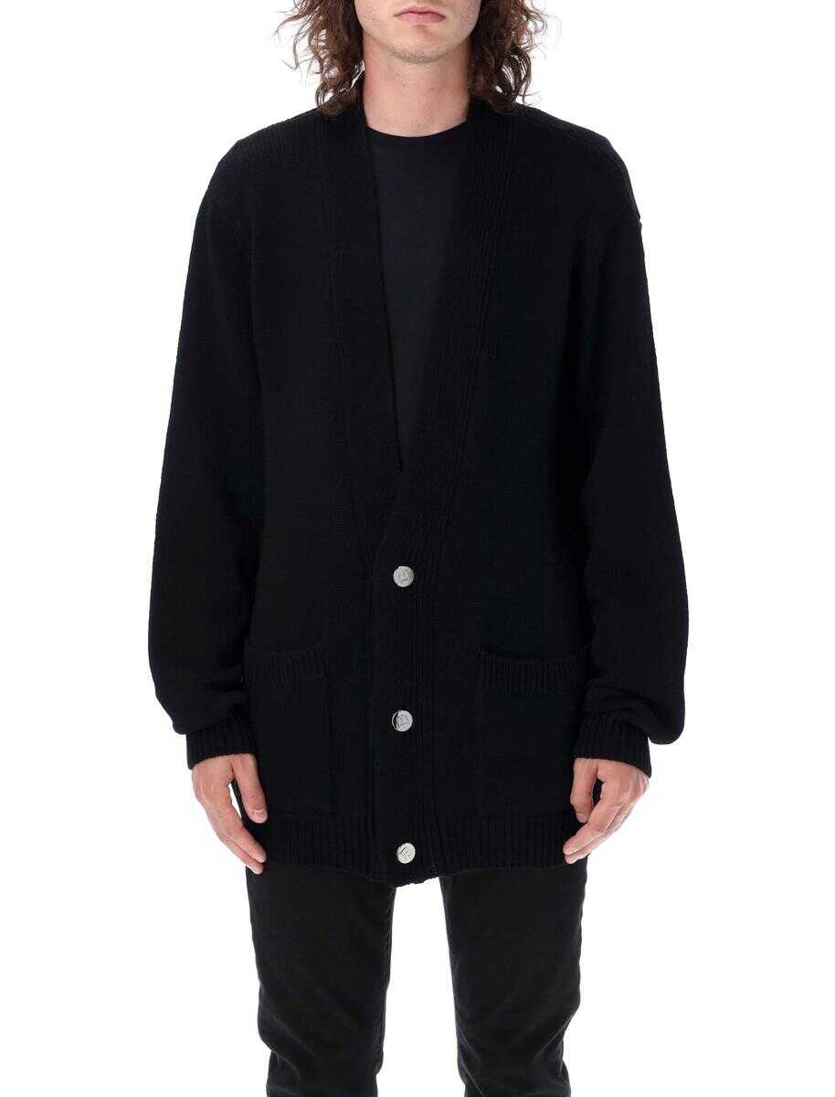 Balmain BALMAIN Cardigan Logo Back BLACK