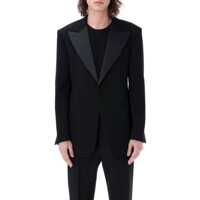 Sacouri FERRAGAMO Single breasted tuxedo blazer Barbati