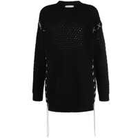 Pulovere Giuseppe Di Morabito Black Wool Knitwear Femei