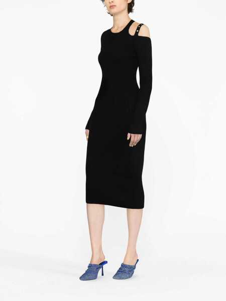 Rochii Blumarine Blumarine Abito Par.Monospalla Clothing BLACK Femei (BM 10260071) 4