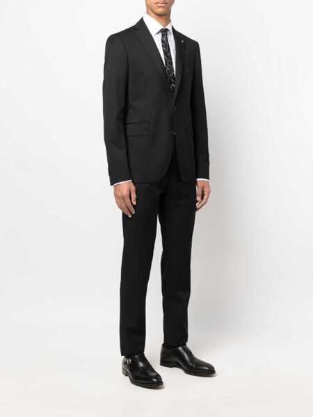 Costume Tagliatore Tagliatore Virgin Wool Two-Piece Suit Black Barbati (BM 10260542) 3