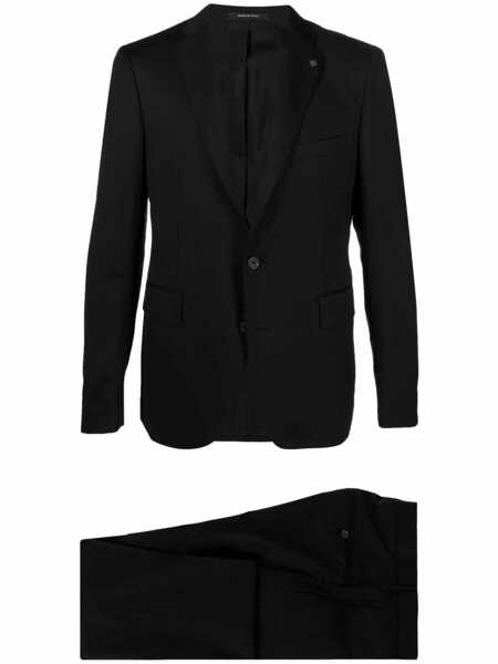Costume Tagliatore Tagliatore Virgin Wool Two-Piece Suit Black Barbati (BM 10260542) 1