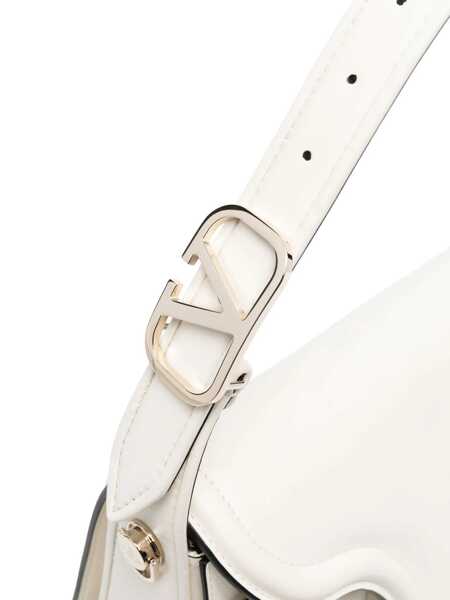 Genti de umar Valentino Garavani Valentino Garavani Sculpture Leather Shoulder Bag WHITE Femei (BM 10263203) 4