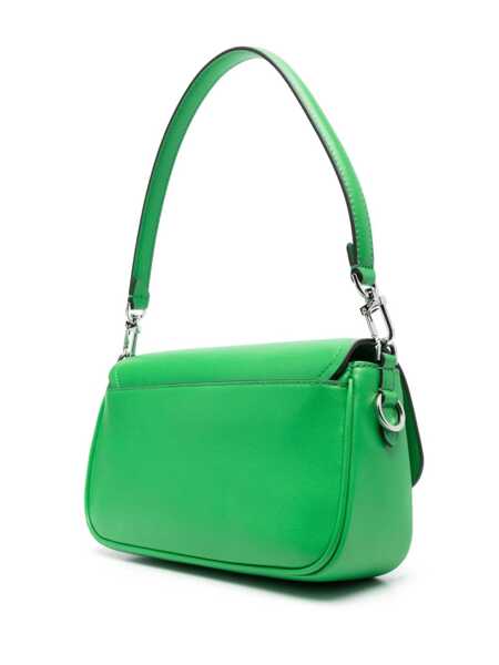 Genti de umar Michael Kors Green Parker Medium Shoulder Bag In Leather Woman GREEN Femei (BM 10268486) 3