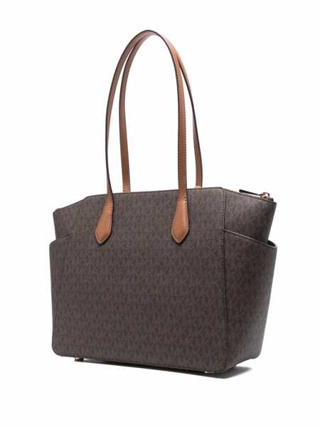 Genti de mana Michael Kors Michael Kors Medium Marilyn Tote Bag BROWN Femei (BM 10268936) 3