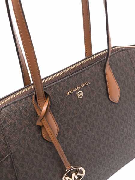 Genti de mana Michael Kors Michael Kors Medium Marilyn Tote Bag BROWN Femei (BM 10268936) 4