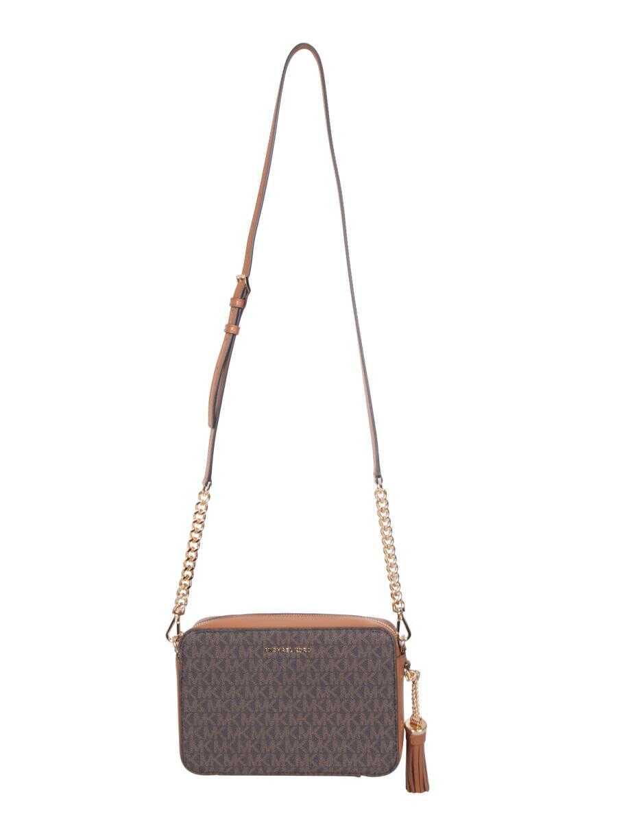 Michael Kors MICHAEL MICHAEL KORS SHOULDER BAG "GINNY" BROWN