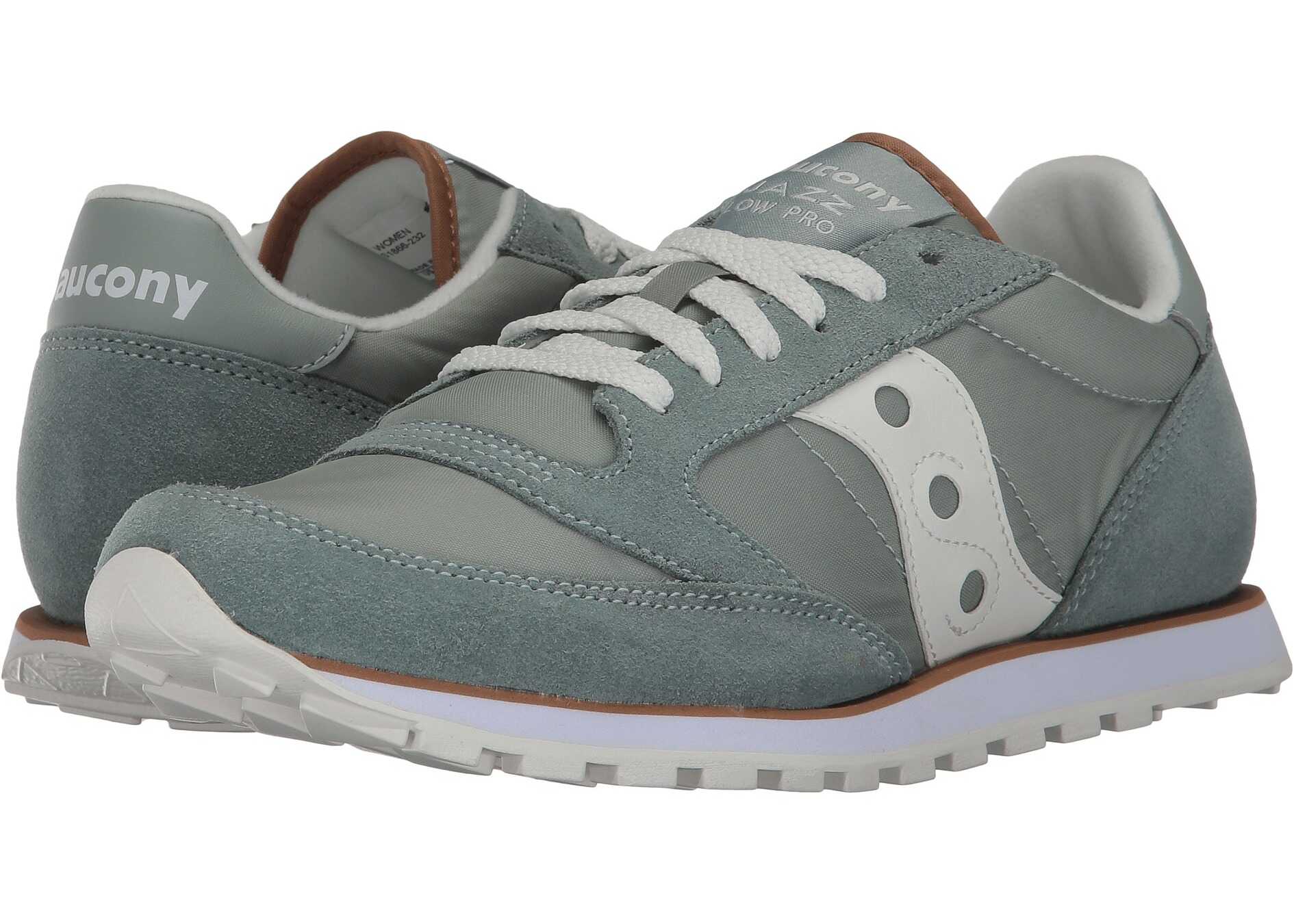 Tenis Saucony Originals Jazz Low Pro Aqua Grey/White