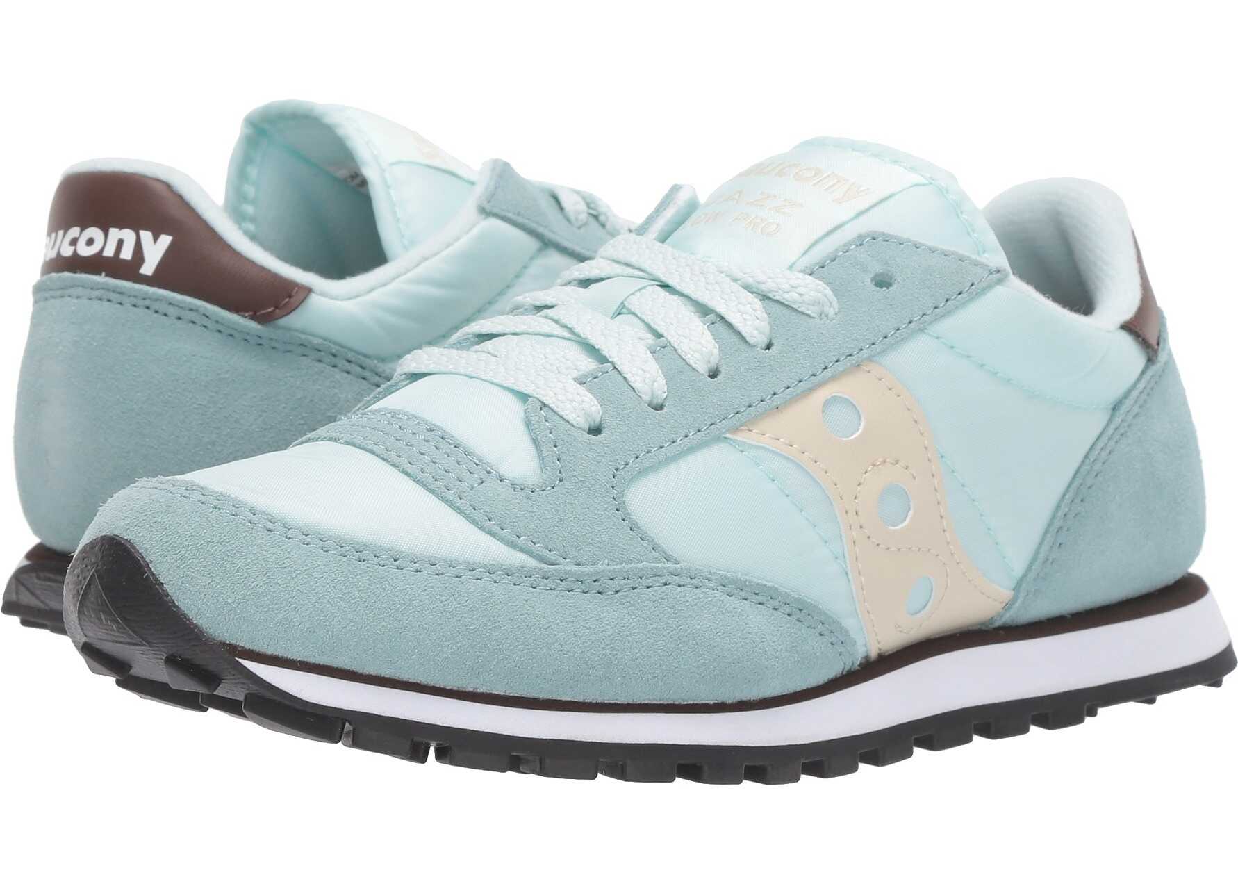 Saucony Originals Jazz Low Pro Light Blue/Brown